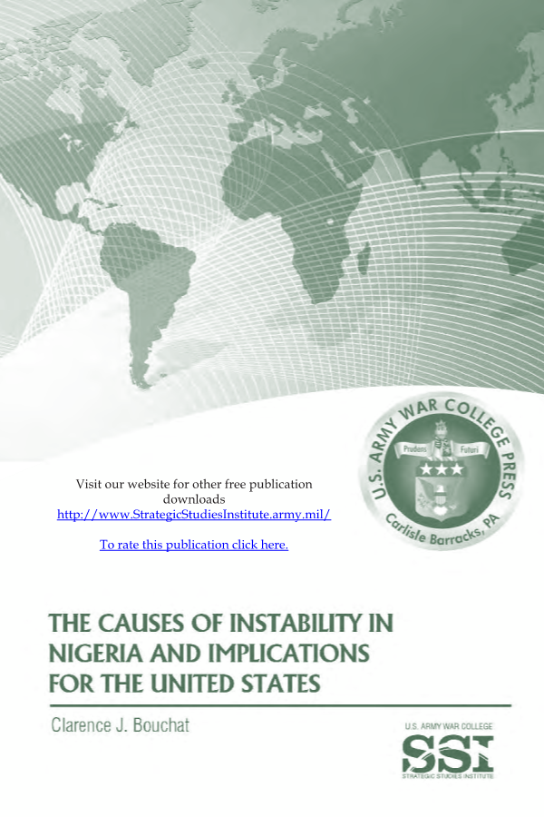  The Causes of Instability in Nigeria and Implications for the United States