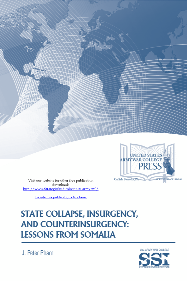  State Collapse, Insurgency, and Counterinsurgency: Lessons from Somalia