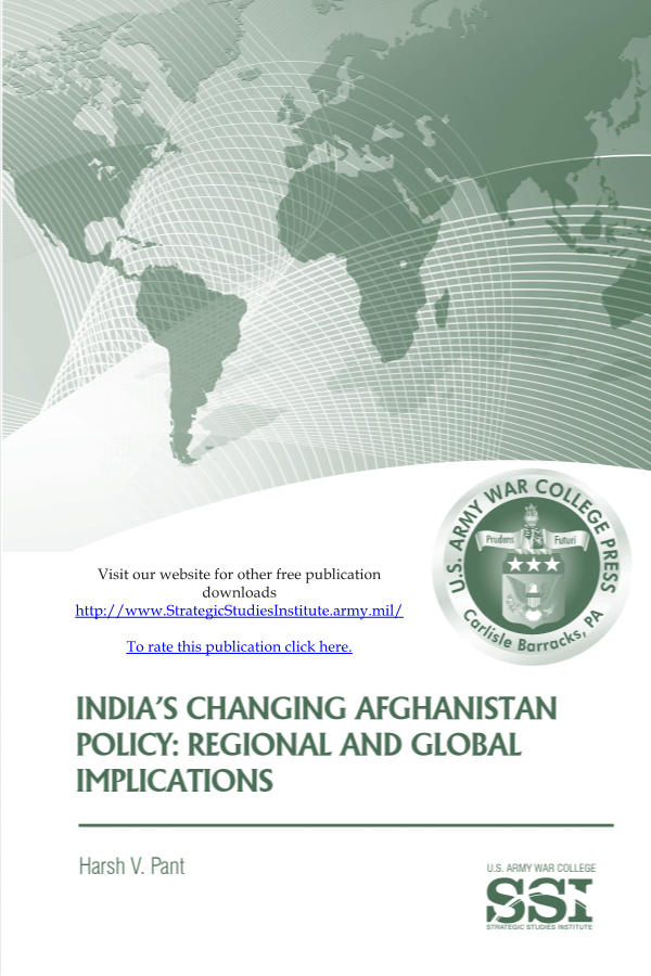  India's Changing Afghanistan Policy: Regional and Global Implications