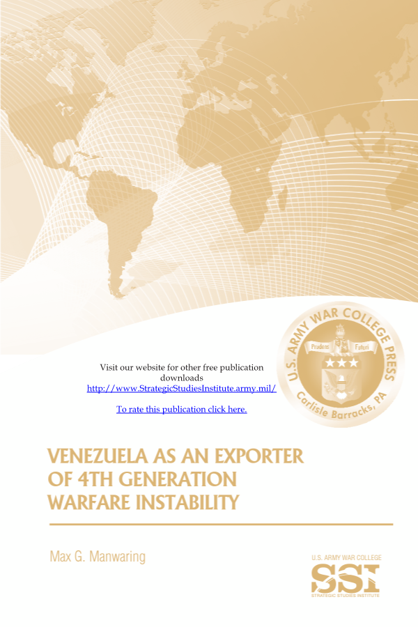  Venezuela as an Exporter of 4th Generation Warfare Instability