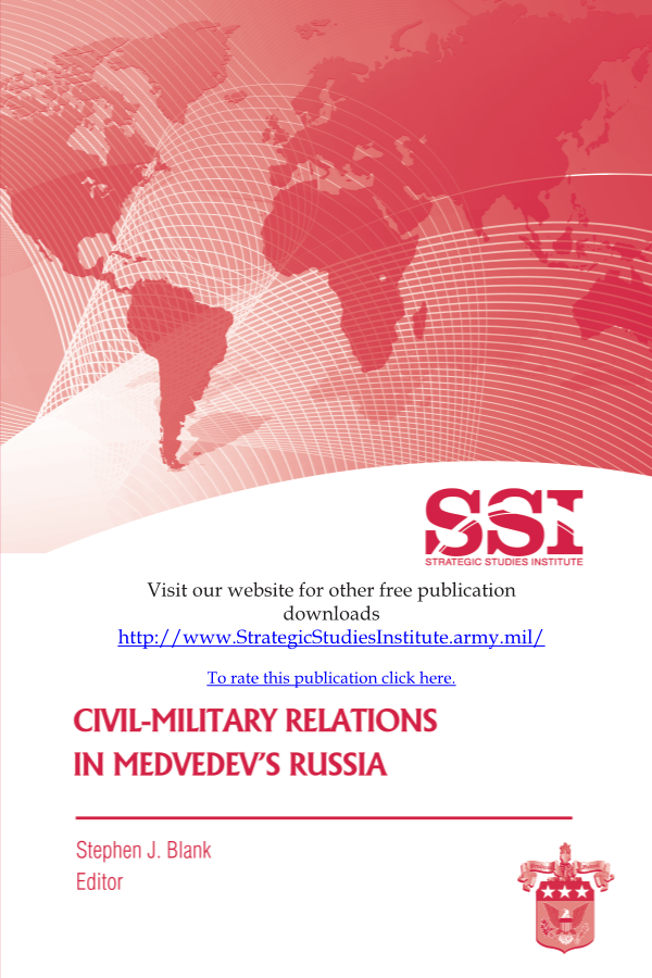  Civil-Military Relations in Medvedev's Russia