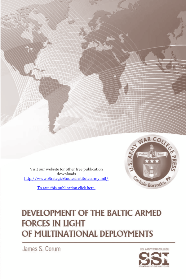  Development of the Baltic Armed Forces in Light of Multinational Deployments