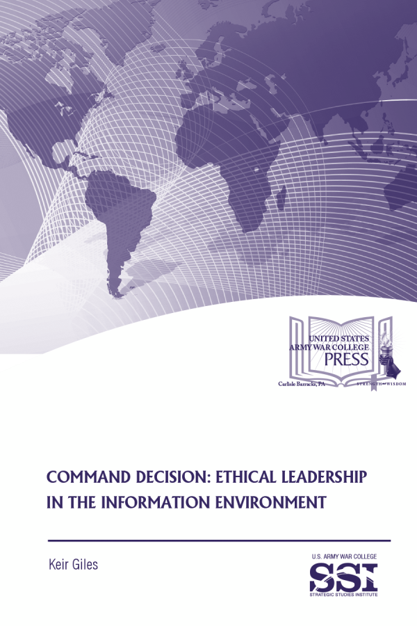  Command Decision: Ethical Leadership in the Information Environment
