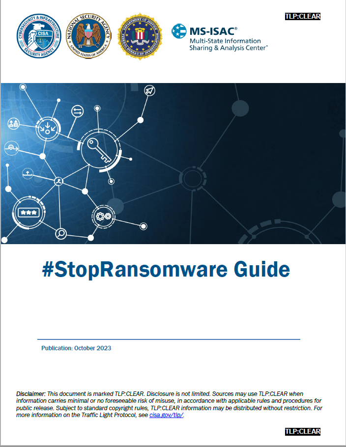  CSI: #StopRansomware Guide