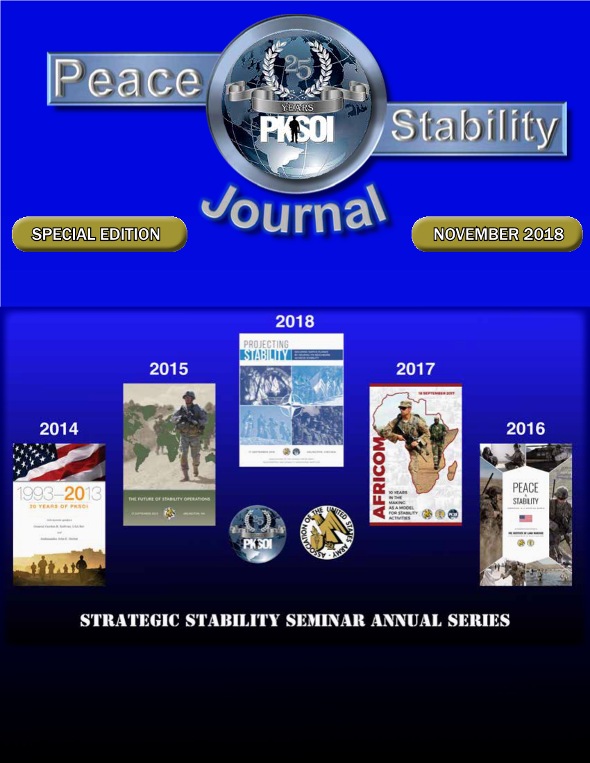  Peace & Stability Journal, Special 25th Anniversary Edition
