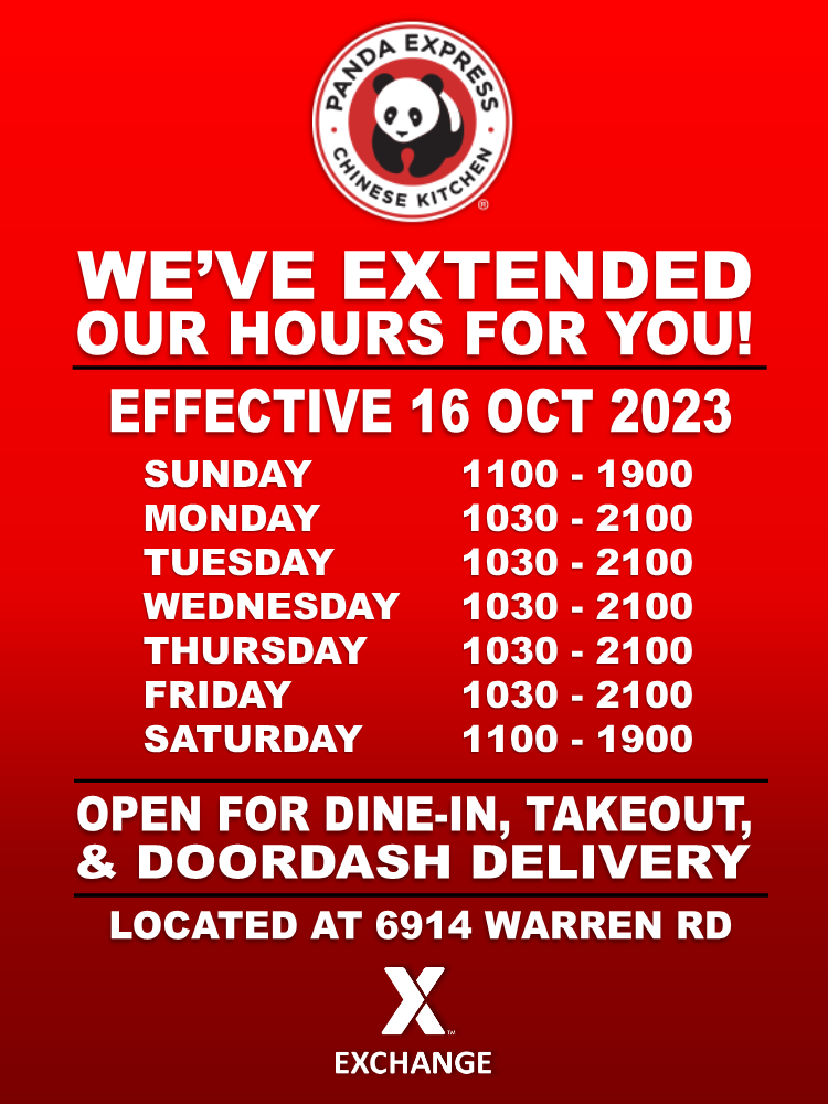  Panda Express Extended Hours