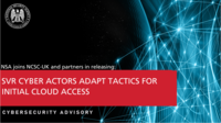 CSA: SVR Adapt Tactics for Initial Cloud Access