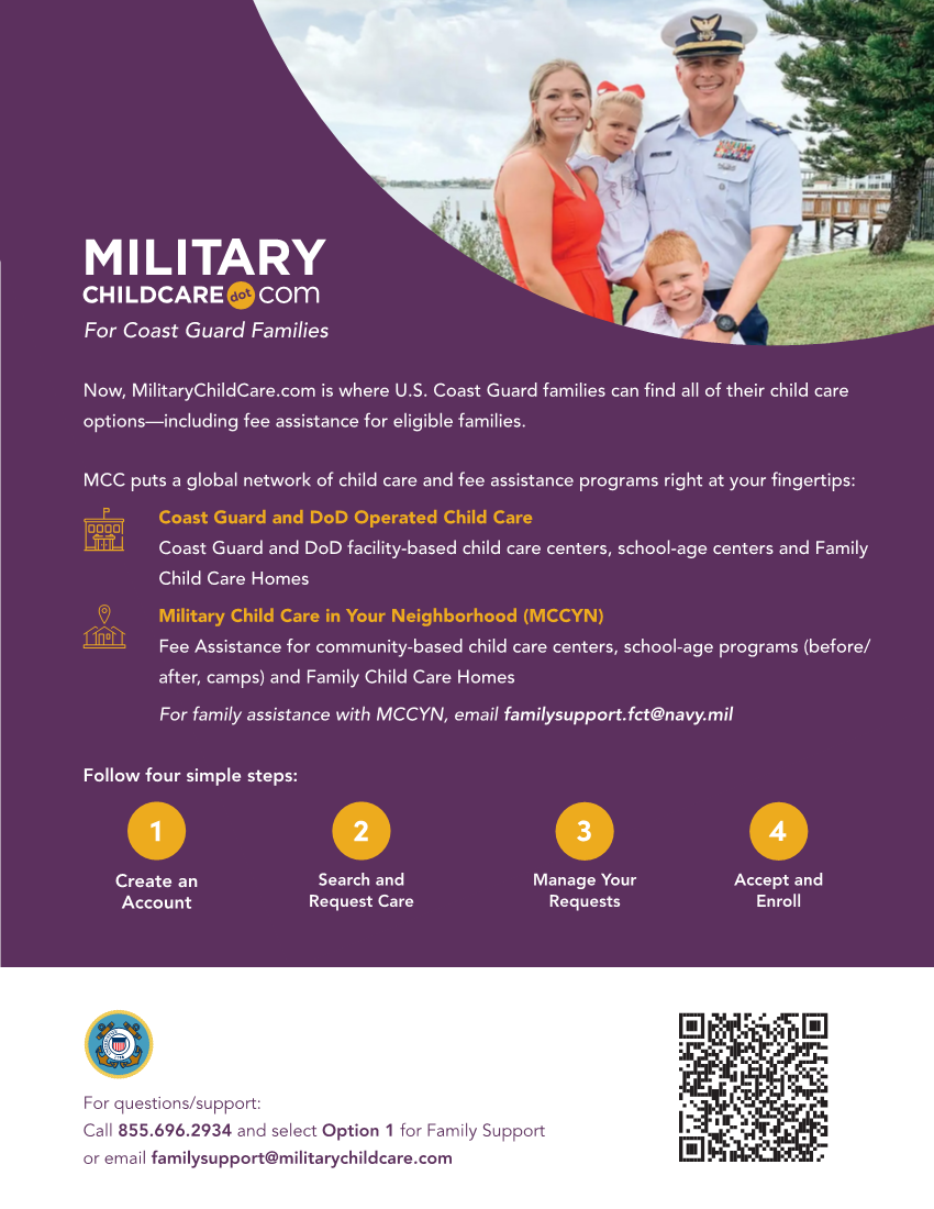  USCG Military Childcare Flyer