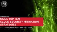 CSI: NSA’s Top Ten Cloud Security Mitigation Strategies
U/OO/126059-24 | PP-24-0616 | March 2024 Ver. 1.1