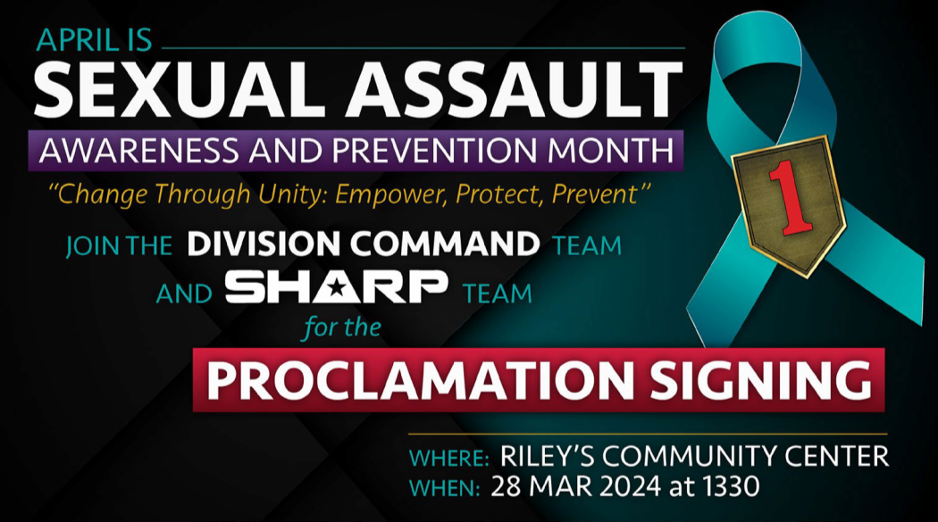  April is Sexual Assault Awareness and Prevention Month