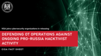 Fact Sheet: Defending OT Operations Against Ongoing Pro-Russia Hacktivist Activity