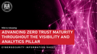 CSI: Advancing Zero Trust Maturity Throughout the Visibility and Analytics Pillar