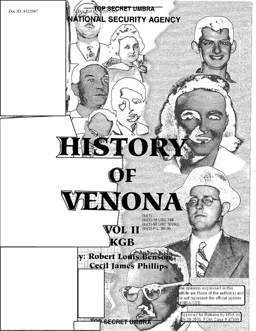  History of Venona Vol II KGB