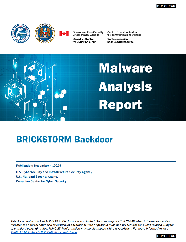  Technical Report: Malware Analysis Report: BRICKSTORM Backdoor
