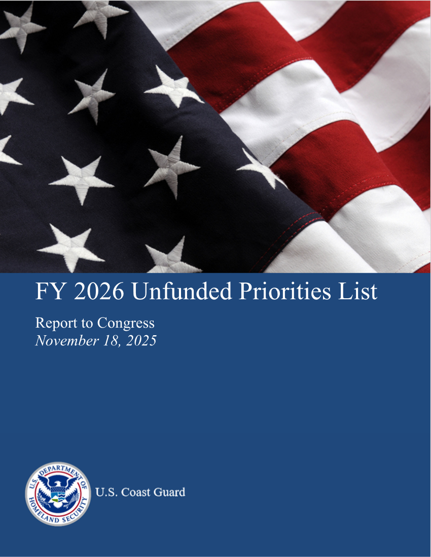 FY 2026 Unfunded Priorities List