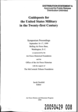 The compendium explores the evolution and strategic applications of air power in modern warfare, emphasizing its effectiveness in conflicts like World War II, the Persian Gulf War, and Operation Allied Force. It critiques the misapplication of air power during the Vietnam War and highlights lessons learned in subsequent conflicts, leading to a more cohesive doctrinal approach. The text also examines the intersection of military technology, professional military education, and national defense policy, stressing the need for innovation and adaptability. Additionally, it discusses the growing role of information warfare, space operations, and forward military presence in ensuring U.S. security and strategic dominance in the twenty-first century.