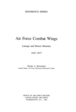 The document examines the organization, doctrine, operational effectiveness, and lineage and honors of combat wings, detailing their role in modern air warfare. It outlines the evolution of wing structures, focusing on how air units are trained, equipped, and deployed for missions such as air superiority, close air support, and strategic bombing. The text explores technological advancements that have shaped combat wing capabilities, including aircraft development, precision-guided weaponry, and electronic warfare systems. It also highlights historical case studies where combat wings played a decisive role in military operations, analyzing the lessons learned from past engagements. Additionally, the document addresses logistical challenges, command and control dynamics, and interservice cooperation that influence the effectiveness of air combat units.