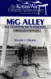 This document provides a detailed operational history of air combat over MiG Alley during the Korean War, recounting how UN forces engaged MiG-15s in fierce day and night battles from key bases including Kimpo, Suwon, and Taegu while protecting strategic airfields such as Pyongyang and Antung. The narrative describes specific missions and tactics, for example the use of the 6-3 wing modification and Project Gun Val tests with F-86 Sabres, and highlights engagements led by Lt. Col. Bruce H. Hinton, Capt. James Jabara, Capt. Joseph C. McConnell, and Col. Francis S. Gabreski. It details how fighter units like the 27th Fighter Escort Wing and the 51st Fighter-Interceptor Group accounted for MiG spin incidents and executed high-altitude intercepts near the Yalu River and Cho-do under challenging conditions, ultimately securing air superiority before the cease-fire on July 27.