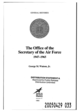 The document details the organizational framework and functions of the Office of the Secretary of the Air Force, describing how it manages key administrative and policy duties while coordinating work across major Air Force installations. It outlines the structure of the office, the roles and responsibilities of its senior personnel, and the processes used to develop and implement directive policies governing areas such as budget planning, personnel administration, and interagency communication. The study highlights how specific operating centers such as Eglin Air Force Base and Vandenberg Air Force Base serve as anchors for regional policy initiatives and logistical support, while naming prominent office leaders who manage daily operations, oversee policy formulation, and serve as the Air Force’s principal link to the Department of Defense.