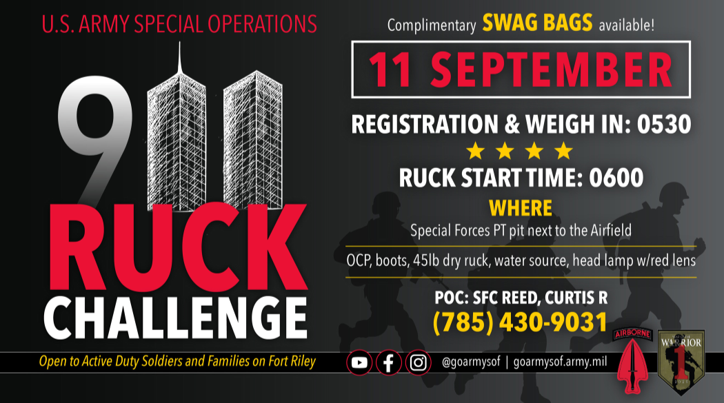  ARSOF 911 Ruck Challenge