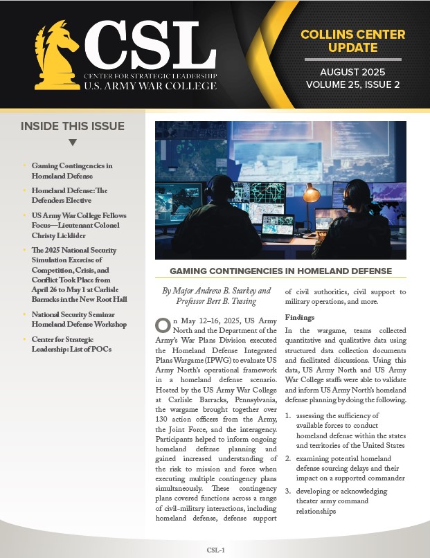  Collins Center Update September 2025 VOL 25-2