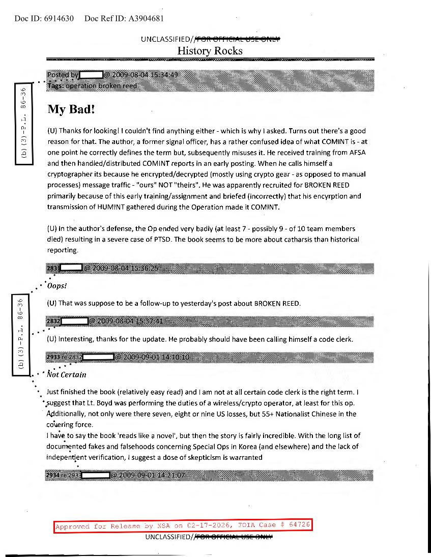  NSA HISTORY ROCKS-MY BAD!